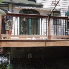 Ipe Deck SoftWash Cleaning and Oiling on Spring Lane in West Caldwell, NJ 8